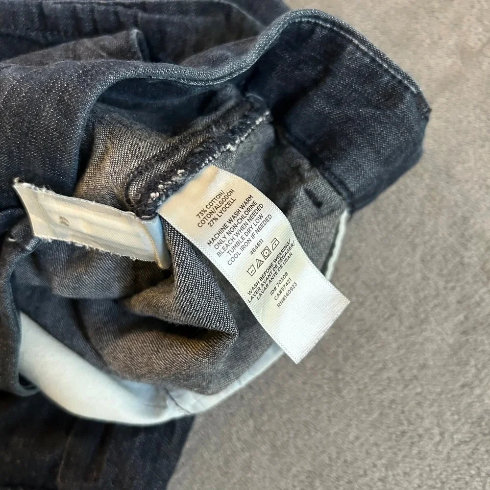 Loft Denim Shorts Dark Wash‎ Casual Everyday Summer Blue Womens 36x2.5